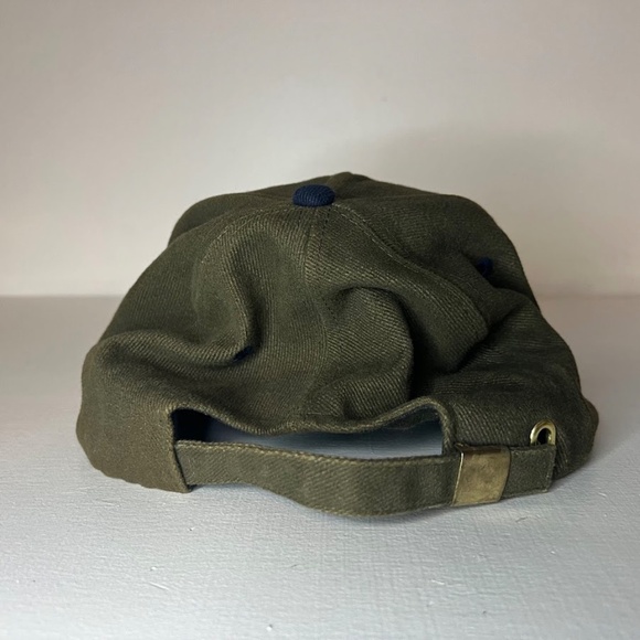 Vintage 90s Colorado Rockies Strapback Hat Green Blue - Picture 3 of 6